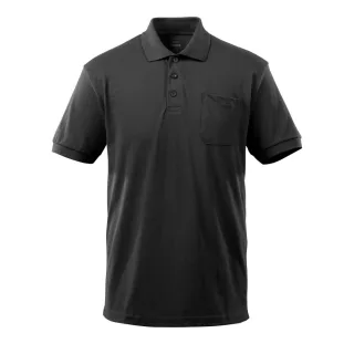 MASCOT Herren Orgon Polo-Shirt mit Brusttasche CROSSOVER Schwarz S - 51586-968-09-S