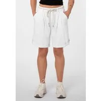Eight2Nine Bermudas Damen Bermuda-Shorts mit Kordel Kurze Leinen-Viskose Shorts mit dekorativer Kordel, Seitentaschen