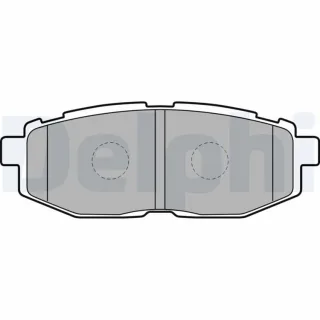 Delphi Bremsbel?ge hinten Subaru Toyota LP2076