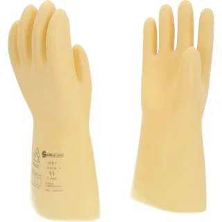 KS TOOLS Elektriker-Schutzhandschuh mit Schutzisolierung. weiß weiß 11 - 117.0055