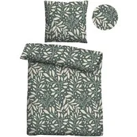 Castell - Markenbettwäsche Bettwäsche 0070733, Jersey, 2 teilig, bügelfrei, 100 % Baumwolle, pflegeleicht, ganzjährig, Reißverschluss