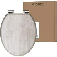 Schütte WC-Sitz LIGHT WOOD, mit Absenkautomatik und MDF-Holzkern