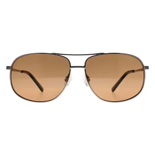 Serengeti Aviator Mens Shiny Gunmetal Saturn Polarized Drivers Sassari 2.0