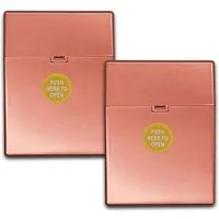 Coumo Sammleretui 2er Set Zigarettenbox XL, Basic Zigarettenetui ClicBoxx