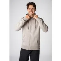 SUBLEVEL Kapuzensweatjacke Herren Zipperjacke mit Kapuzen Print Sweatshirtjacke, Kapuzenpullover mit Kängurutasche und Kapuze