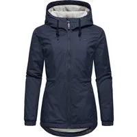 Ragwear Winterjacke Dankka Warm Wasserdichte weiche Damen Jacke für den Winter