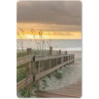 MuchoWow Mauspad Strand - Meer - Düne - Weg (1-St), Maus Pad Klein, Gaming Zubehör, Büro Deko, 18x27 cm