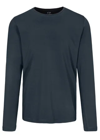 COMMANDER Finest Clothing - Rdh.-Shirt, 1/1 Arm dark navy - Gr. - S
