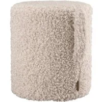 blomus Hocker -TEDDY- Sitzhocker, Kuschelhocker, Wohnzimmerhocker modern (1 Hocker), Flauschig weicher Bezug, Mit Trageschlaufe, zertifiziert