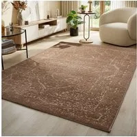 Vimoda Orientteppich Costalight, Klassischer und moderner Teppich, Rechteckig, Höhe: 8 mm, Orient Design, Hoch-Tief Effekt 3D, Vintage, Wohnzimmer, Schlafzimmer