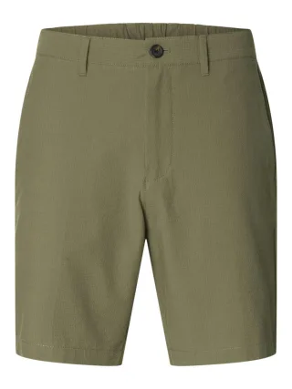 Selected - Seersucker Shorts - Slhregular-Karl grün - Gr. - L