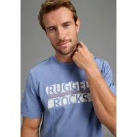 Man's World Rundhalsshirt Neue Kollektion! casual Stil, Kurzarm, normale Passform, bedruckt