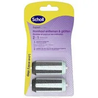 Dr. Scholl Nageldesign Zubehör Scholl Ersatzrollen Hornhautentferner 2in1, 2 St