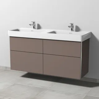 Sanipa 3way Waschtischunterbau zu Laufen Pro S Waschtisch mit 4 Auszügen, Taupe-Matt BP7711T