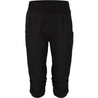 malito more than fashion Leinenhose malito Damen Hose aus Leinen, Stoffhose in Uni Farben, Freizeithose Capri Leinen Hose mit elastischem Bund