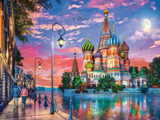 Ravensburger Puzzle 16597 - Moscow (Russland) [500 Teile]