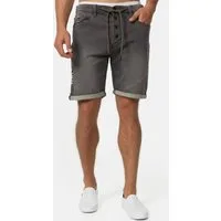 Indicode Sweatshorts Herren Piano Sweat Shorts Herrenshorts Trendige Herren Jogger Denim Shorts