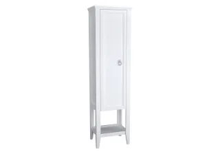 VitrA Valarte Hochschrank Breite 54 cm Höhe 197 cm 1 Tür Türanschlag links Weiß Matt,62240 62240