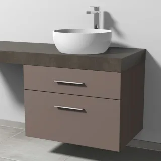 Sanipa Waschtischunterbau mit Auszügen 2morrow (G3311) 510x700x520 Taupe-Matt, G33111T G33111T