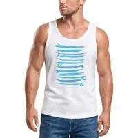 Neverless Tanktop Herren Tank-Top Surfboards South Beach California USA Sommer Surfing mit Print