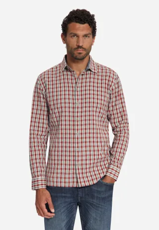 No Excess - Shirt Yarn Dyed Small Check, Dobby Weave - Gr. - L
