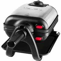 Tefal Waffeleisen WM756D Kingsize, 1200 W, für 2 belgische Waffeln, mit Dreh-Funktion, antihaftbeschichtet
