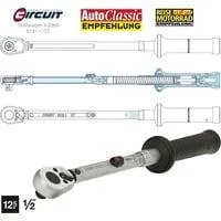 Drehmomentschlüssel 6122-1CT, 1/2" schwarz, mit Umschaltknarre