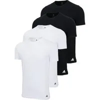 adidas Sportswear Unterhemd 4er Pack Active Flex Cotton (Spar-Set, 4-St) Unterhemd / Shirt Kurzarm - Baumwolle - Atmungsaktiv