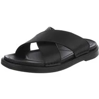 Coolwalk Herren Slip-on Sandale mit Kreuzband-Design Sandale (91917997) Flach Sandalen in Schwarz