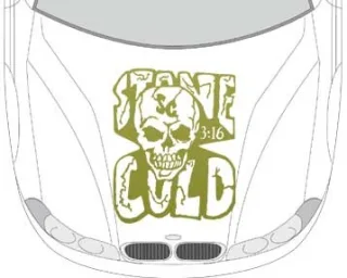 Autoaufkleber für die Motorhaube "Stone Cold"