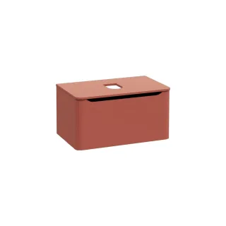 VitrA New Integra Round Waschtischunterschrank für Aufsatzwaschtisch mit 1 Vollauszug 80 Matt,70045 70045