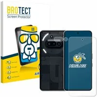 BROTECT Displayschutzglas Folie für Nothing Phone (3a) (Display+Kamera), Schutzfolie Glas Panzer Display Schutz klar