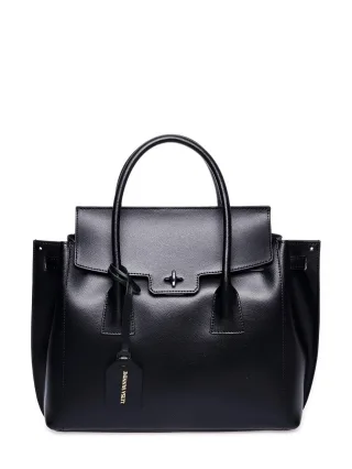 Luisa Vannini Schwarz Rindsledertasche