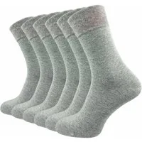 GAWILO Socken für Herren - Premium Komfortbund ohne drückende Naht (6 Paar) Weiche Socken aus hochwertiger, doppelt gekämmter Baumwolle