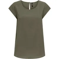 ONLY Shirtbluse ONLNOVA LIFE S/S TOP AOP PTM Viskose, regular fit, Rundhals