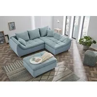 Jockenhöfer Gruppe Ecksofa Genua L-Form, B: 250 cm, mit 2 Zierkissen