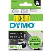 D1 ORIGINAL Schriftband, schwarz auf gelb, 9mm x 7m S0720730