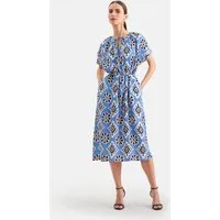 seidensticker Sommerkleid 1/2 Rundhals Druck