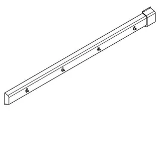 KWC Aquarotter Armatureneinheit, Edst., W.-Mont., 4 Waschplätze, 2440 mm, Wasser hi. re, 2030071600 2030071600