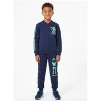 Minecraft Jogginganzug MINECRAFT Jogginganzug Jungen 6-12 Jahre Gamer Zocker (Kinderhose mit Kinderjacke), bestehend aus Hose und Jacke für Kinder