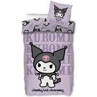 SkyBrands Bettwäsche Kuromi - Hello Kitty & Friends - Wende-Bettwäsche-Set, 135x200 & 80x80, Baumwolle, 100% Baumwolle