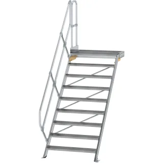 Munk Treppe mit Plattform 45° Stufenbreite 1000 mm - 600469