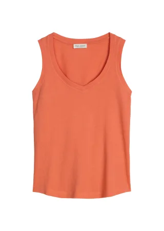 Marc OPolo Casual - Ärmelloses T-Shirt regular Warm Orange - Gr. - XXL