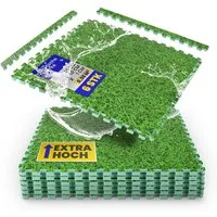 Bestlivings Pool-Bodenschutzfliese Pool Unterlegmatte, 6 Stück à 40x40x1cm (0,96m), Bodenschutz Poolunterlage Pool Planschbecken - Bodenschutzmatte