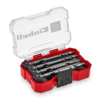 Einhell Bohrer- und Bit-Set Original Einhell XS-CASE 4-tlg. HM-Fliesenbohrer-Set (aus Werkzeugstah, (4x Keramikbohrer (5 / 6 / 8 / 10 mm), 1x Aufbewahrungsbox (10,8 x 7,5 x 3,5 cm), 4-tlg), XS-CASE 4-tlg. HM-Fliesenbohrer-Set, aus Werkzeugstahl