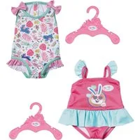 Zapf Creation® Puppenkleidung 833636 BABY born Badeanzug 2sort. 43cm