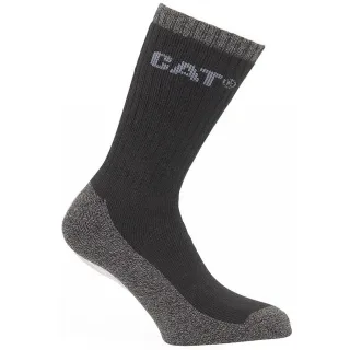 Caterpillar CAT Thermo Baumwolle Unisex Erwachsene Schwarze Socken - Wadenhöhe
