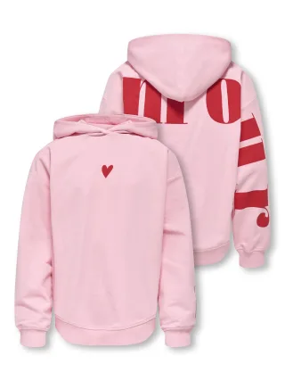 KIDS ONLY - KOGHEART LIFE LS HOOD UB SWT Romance Rose - Gr. - 128
