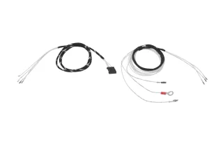 Original Kufatec Kabelsatz Kabelbaum Adapter Kabel Multifunktionslenkrad MFL für VW T5 7E ab 2010-2015 (für Fahrzeuge mit Tempomat)