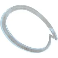 rewagi Duschvorhangringe Duschvorhangring - Größe: Innenmaß Ø 35 mm Farbe: glasklar, Gardinenstangen, Vorhangstange, Vorhänge, Seitenschals, Innenlaufsysteme, (10-St), Verkaufseinheit: 10, 30, 50, 100 Stück